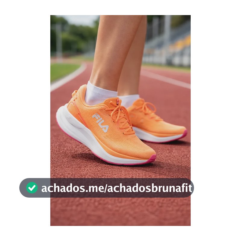 Tenis Fila Feminino Caminhada Corrida Treino Academia Promo Laranja 37 Br