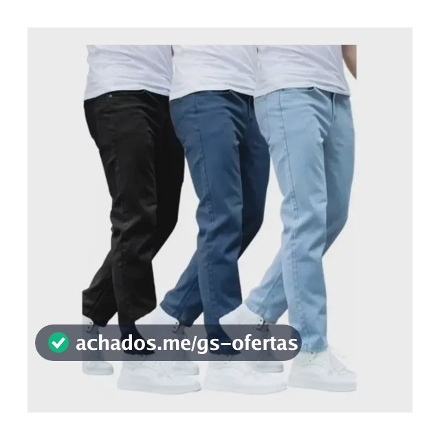 Kit 3 Calças Jeans Masculina Premium Skinny Tradicional Nf