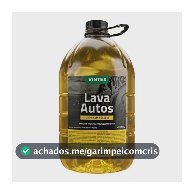 Lava Autos Vintex Vonixx 5l Shampoo Automotivo Ph Neutro