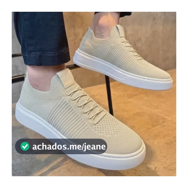 Tênis Meia Masculino Calce Fácil Knit Casual Elástico Leve