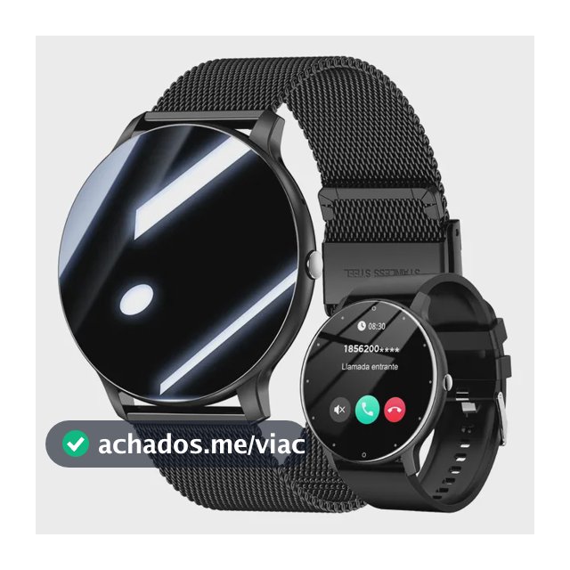 Smartwatch Esportivo Masculina Relógio Inteligente Redondo