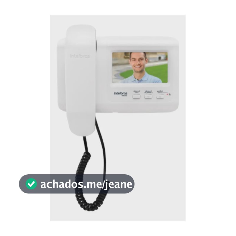 Módulo Interno para Videoporteiro IVR 1010 IN Branco Intelbras