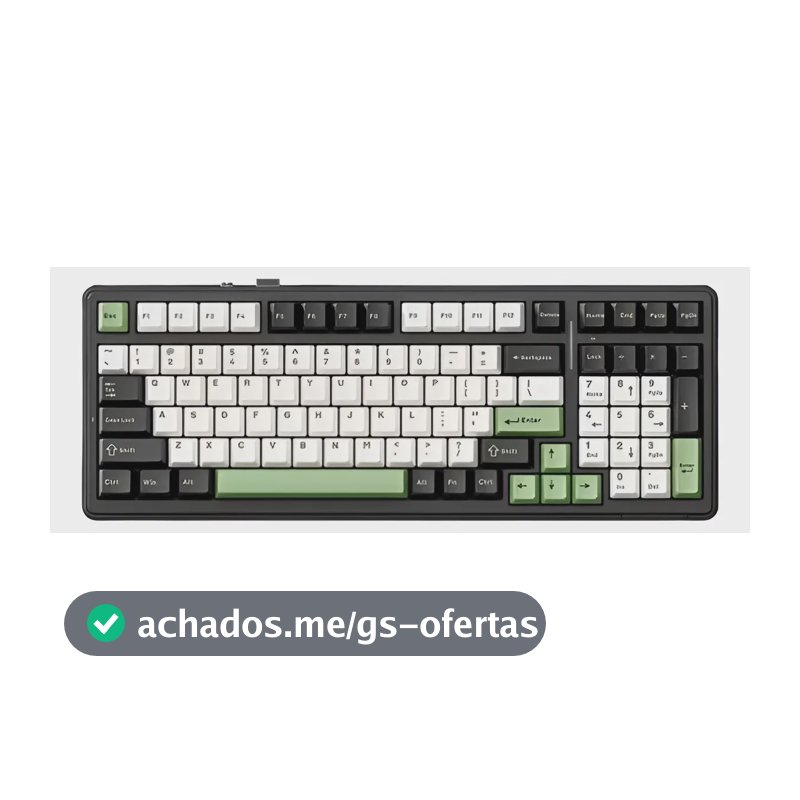 Teclado Mecânico Aula F99 Bluetooth 5.0/2.4ghz Hot Swap Cor De Teclado Preto Idioma Inglês Internacional