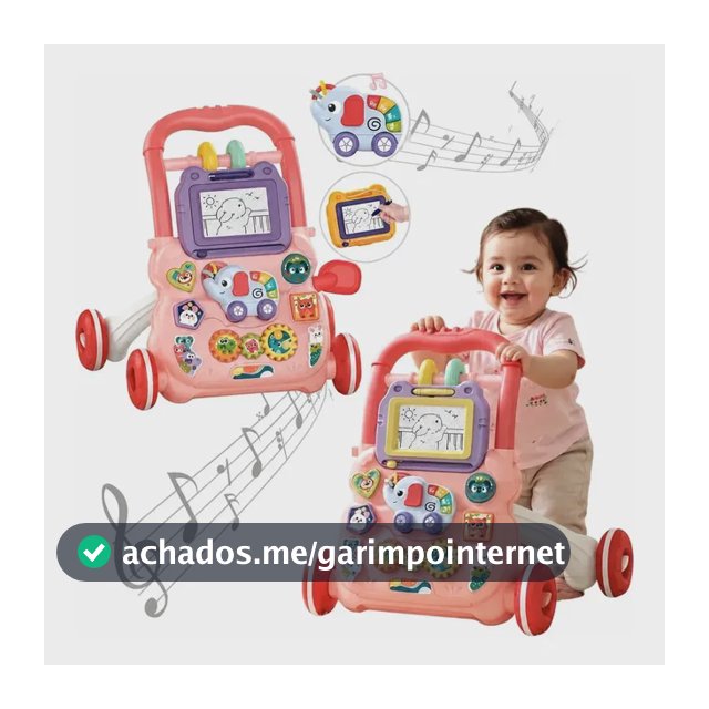 Andador Infantil Brinquedo Educativo Musical Didático Bebe