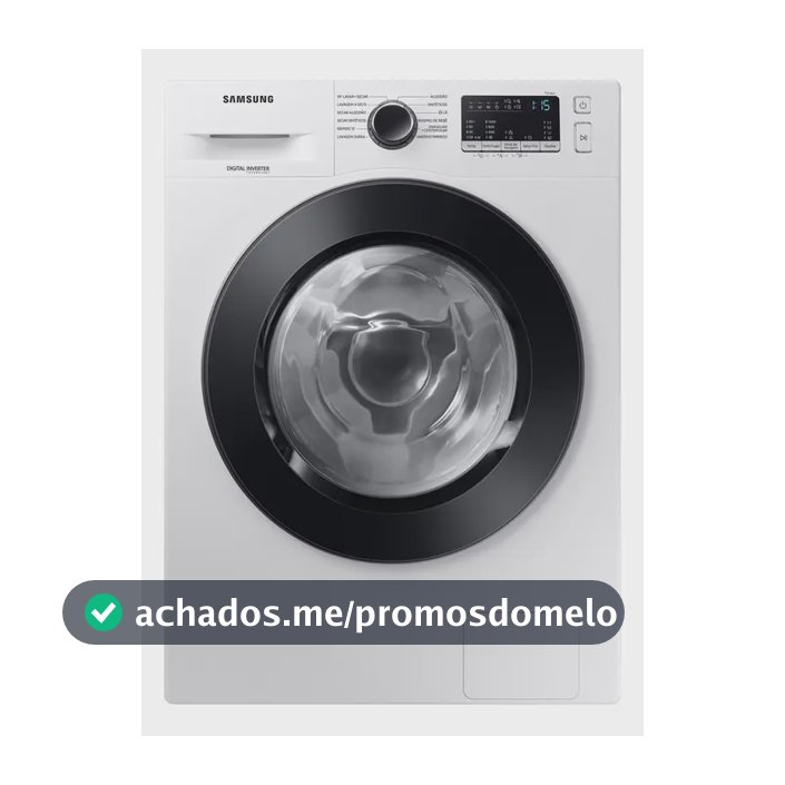 Lava E Seca Samsung Wd11m Com Digital Inverter Branca 11kg Cor Branco