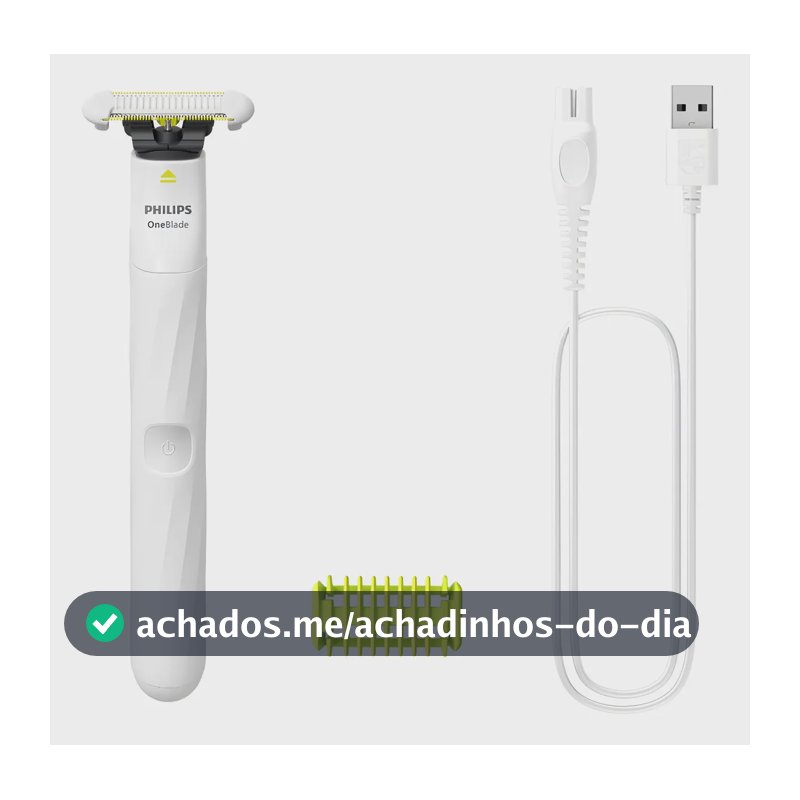 Aparador E Raspador Oneblade Intimate Qp1924/10 Philips Branco 127/220v