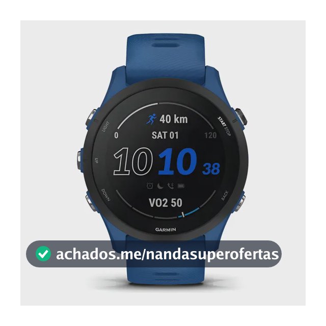 Garmin Forerunner 255 Smartwatch Esportivo Tidal Blue com GPS, Bluetooth e Monitor Cardíaco - 46 mm
