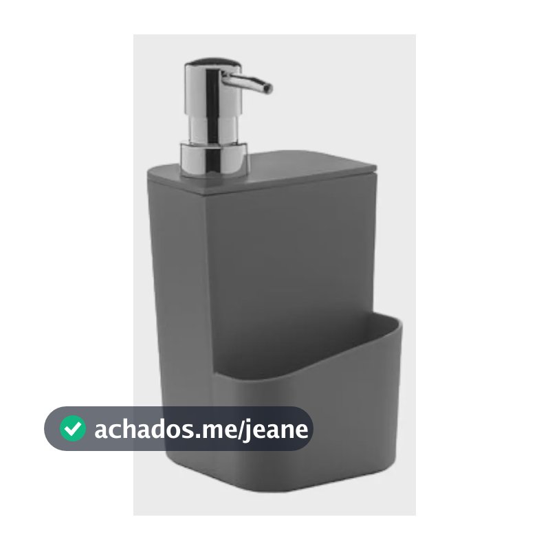 Dispensador de detergente 650ml ou DT500CHF cinza