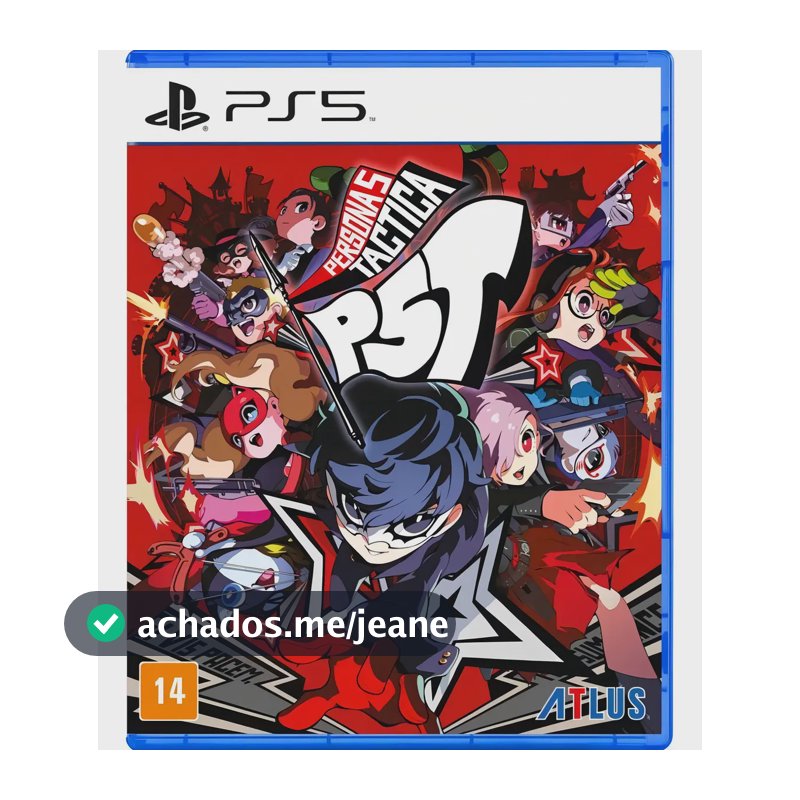 Jogo Persona 5 Tactica Ps5 Midia Fisica