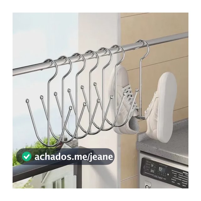 Kit 5 Suportes De Metal Para Secar E Pendurar Tênis Dyz