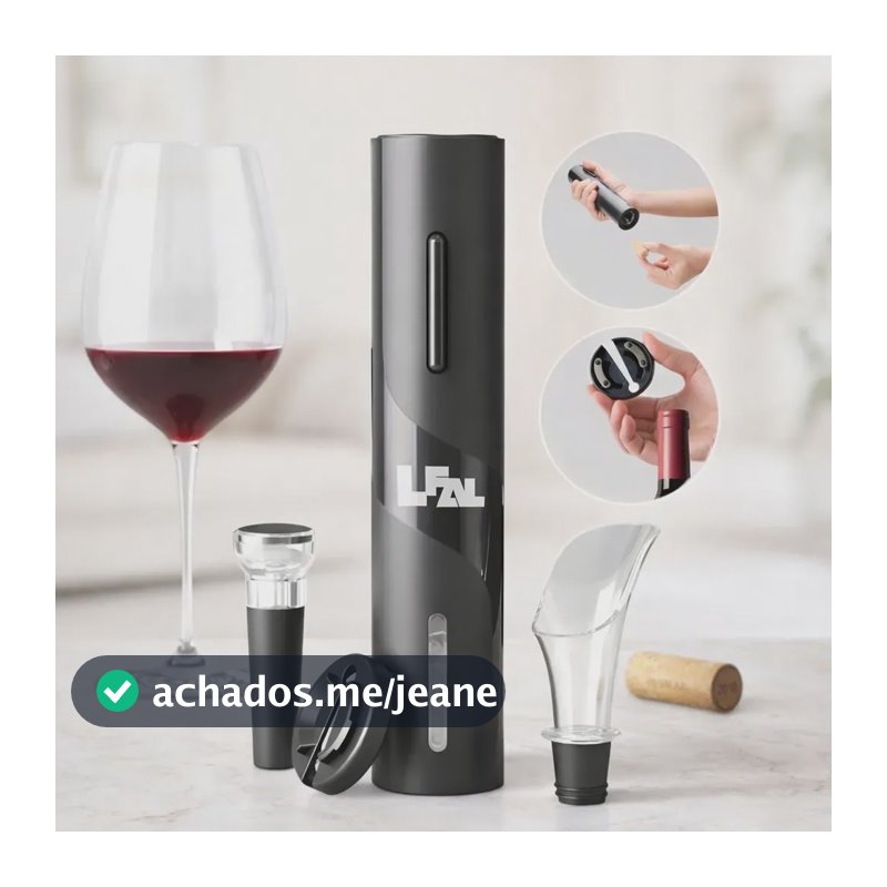 Abridor De Vinho Potente Saca Rolhas Automático Portátil Removedor De Rolha Kit 4 Em 1 Abridor De Garrafas Prático Frio Resistente Presente Fondue Jantar Elegante ABS Multifuncional Casa Lfal