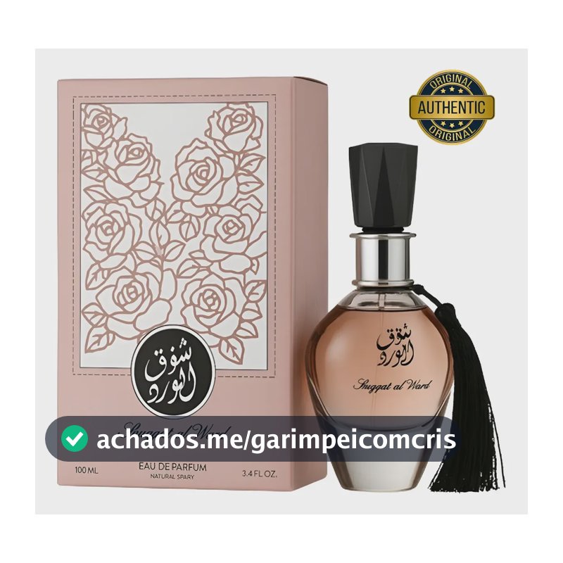 Perfume Árabe Shagaf Al Ward Feminino Al Wataniah Eau De Par