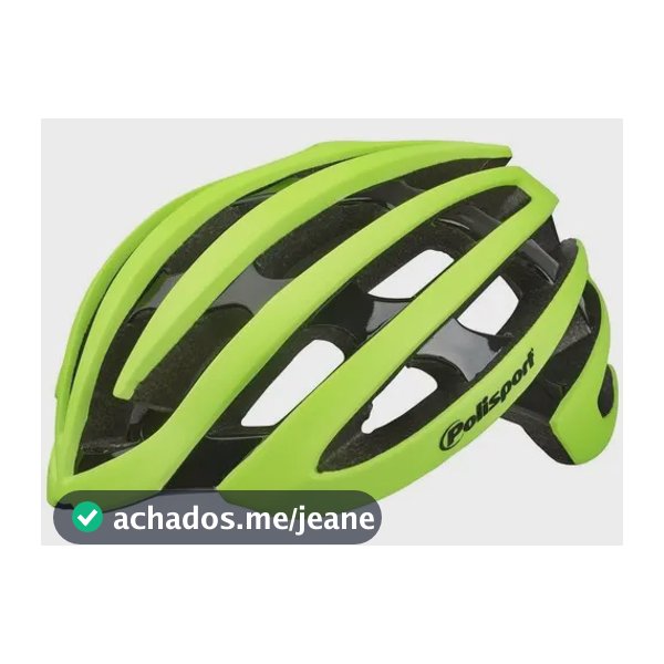 Capacete Ciclismo Polisport Light Road Amarelo Tamanho M (55–58 cm) Leve e Bem Ventilado – Linha Profissional