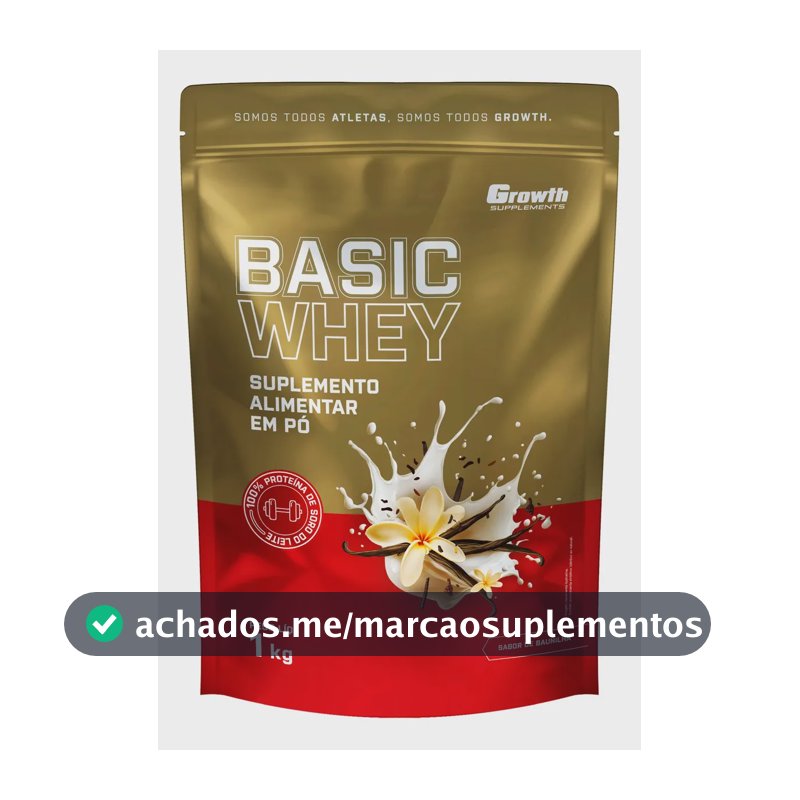 Basic Whey 1kg Growth Supplements