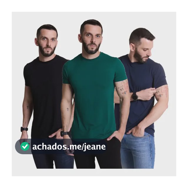 Kit 3 Camisetas Premium Tech Minimalista Anti Amassado