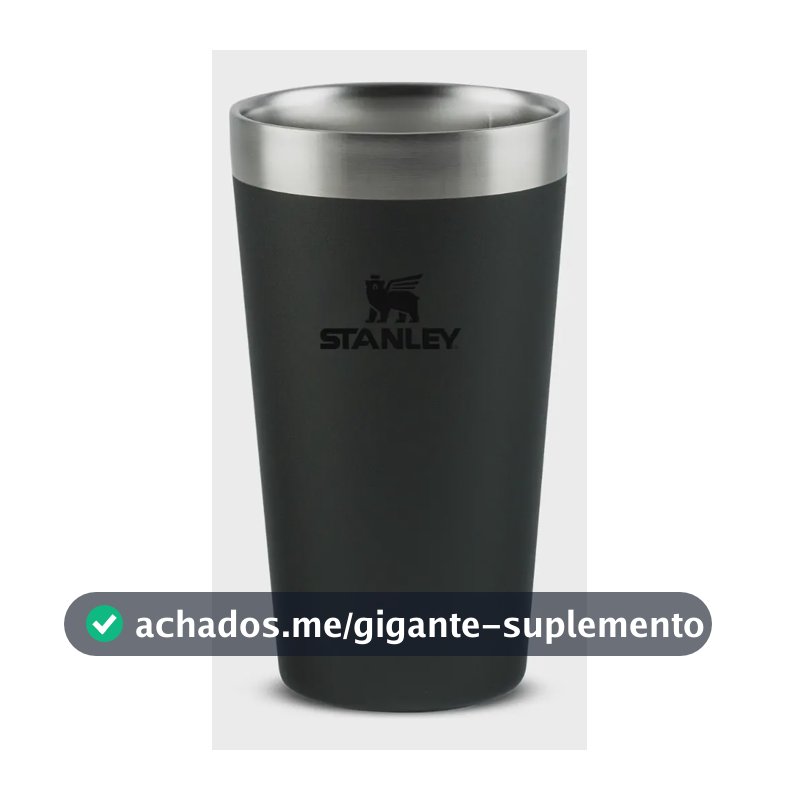 Copo Térmico para Cerveja Stanley Pint Adventure Black 2.0 354ml