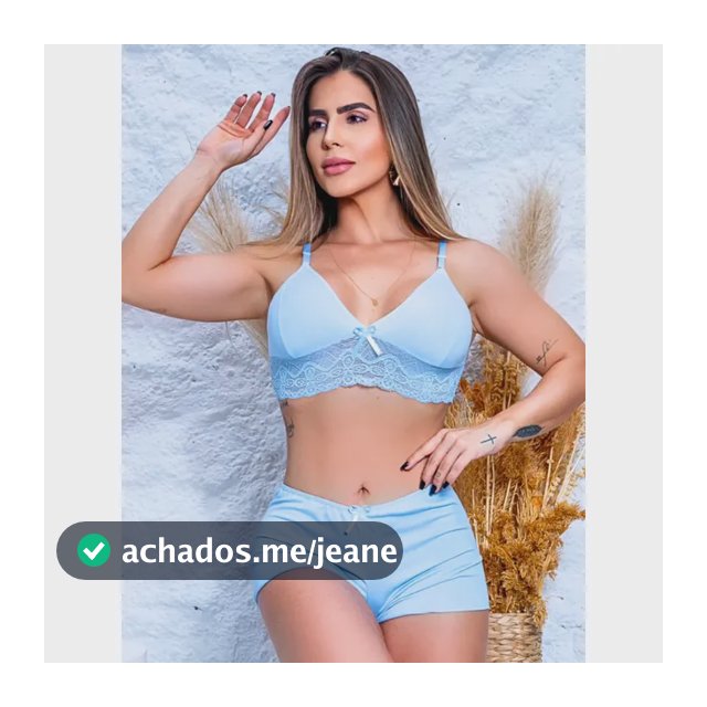 Top Doll Pijama Curtinho Feminino Renda Sensual Confort Sono