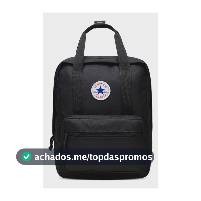 Mochila Urbana Converse  23 L Liso Ma5679 Preto Liso