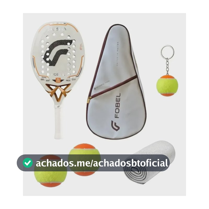 Raquete Beach Tennis Husky 2026 Fobel Carbono 3k +tratamento