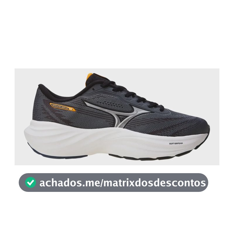 Tênis Esportivo Masculino Goya 3 Mizuno Cinza Liso 39 Br