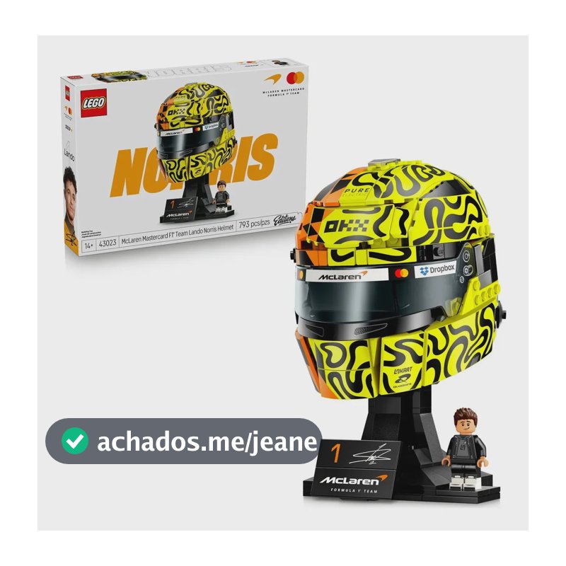 Capacete Lego Editions Formula 1 43023 793 Lando Norris