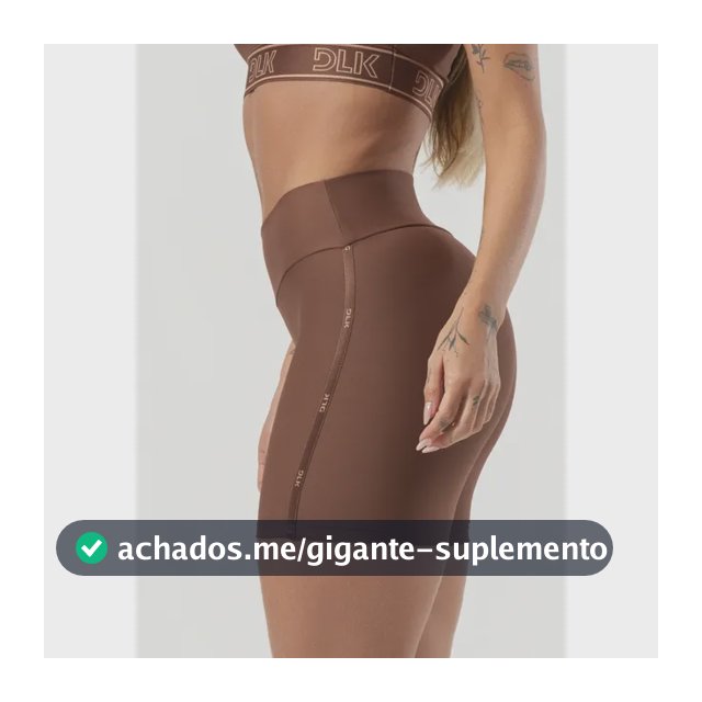 Bermuda Fitness Feminina Elástico Fino Lateral Activity Dlk