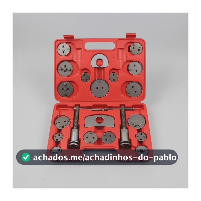 Kit Ferramenta Êmbolo Da Pinça De Freio 21 Pçs Vermelho