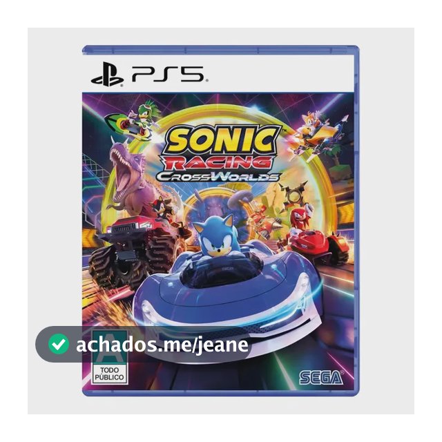 Jogo Sonic Racing Crossworlds Launch Edition Ps5 Fisico