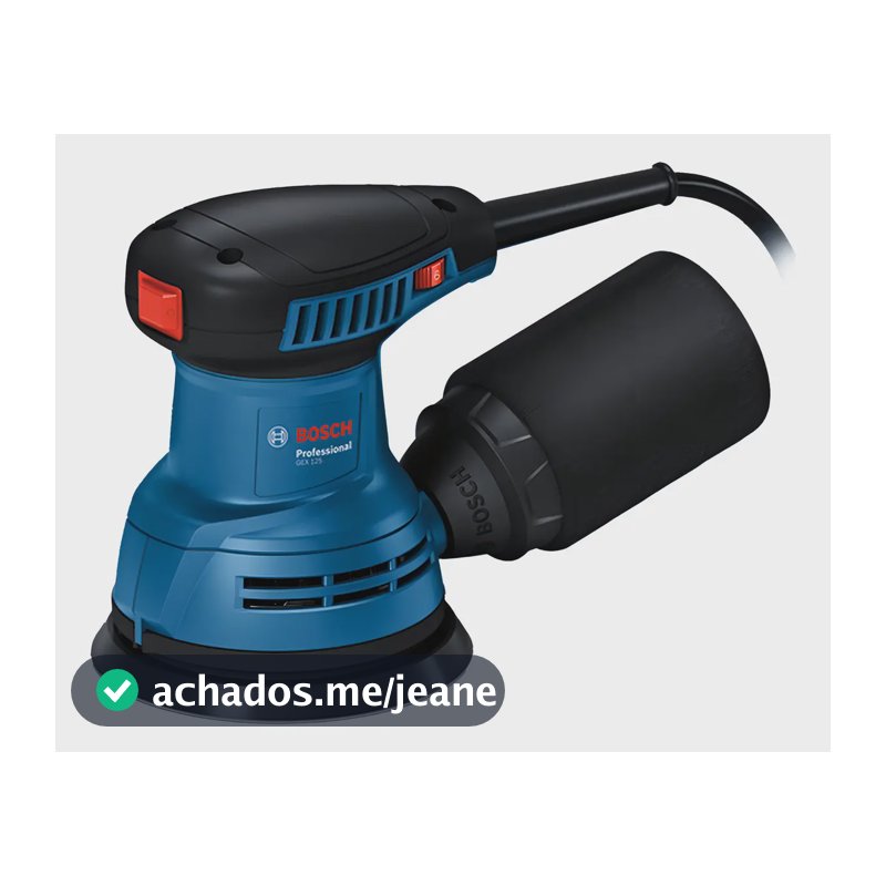 Lixadeira Roto Orbital Bosch Gex 125 280w Azul Profissional