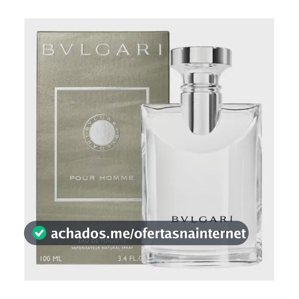 Bvlgari Pour Homme Masculino Eau De Toilette 100ml