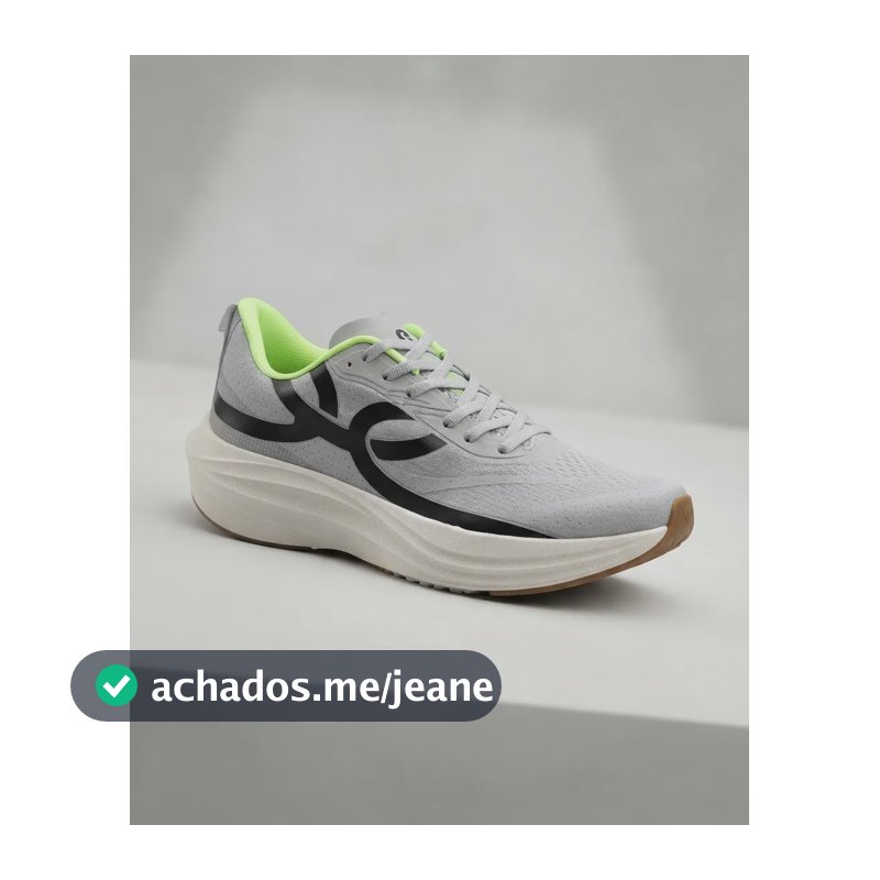 Tênis Corrida Olympikus Feminino Masculino Originals Cinza/verde 39 Br