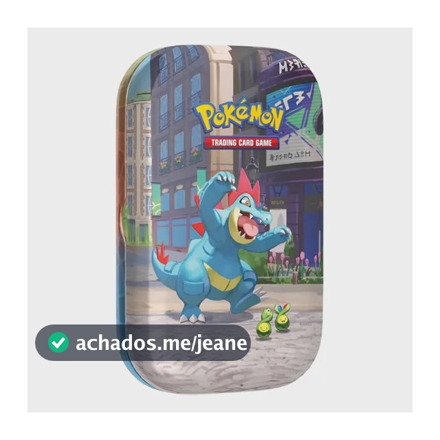 Pokémon Lata Lumiose City Mini Tin Feraligtr E Budew