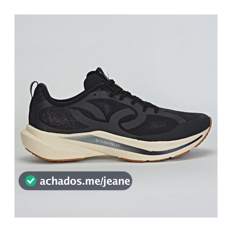 Tênis Olympikus Corre Vento 3 Corrida Caminhada Preto/chumbo 41 Br