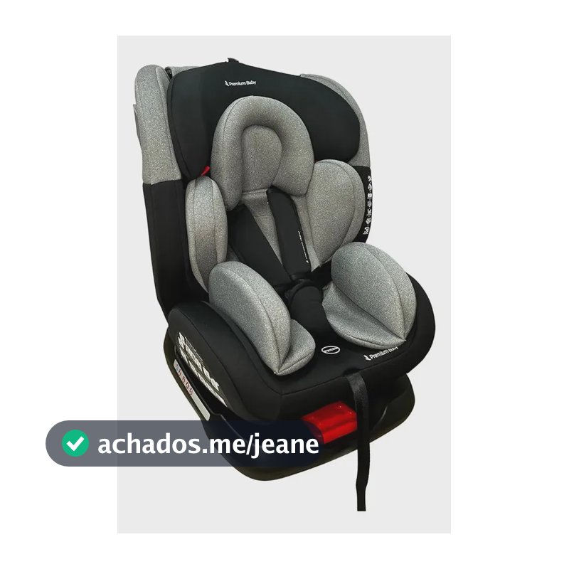 Cadeira infantil para carro Avanti Prime 360 cinza-claro e cinza-escuro