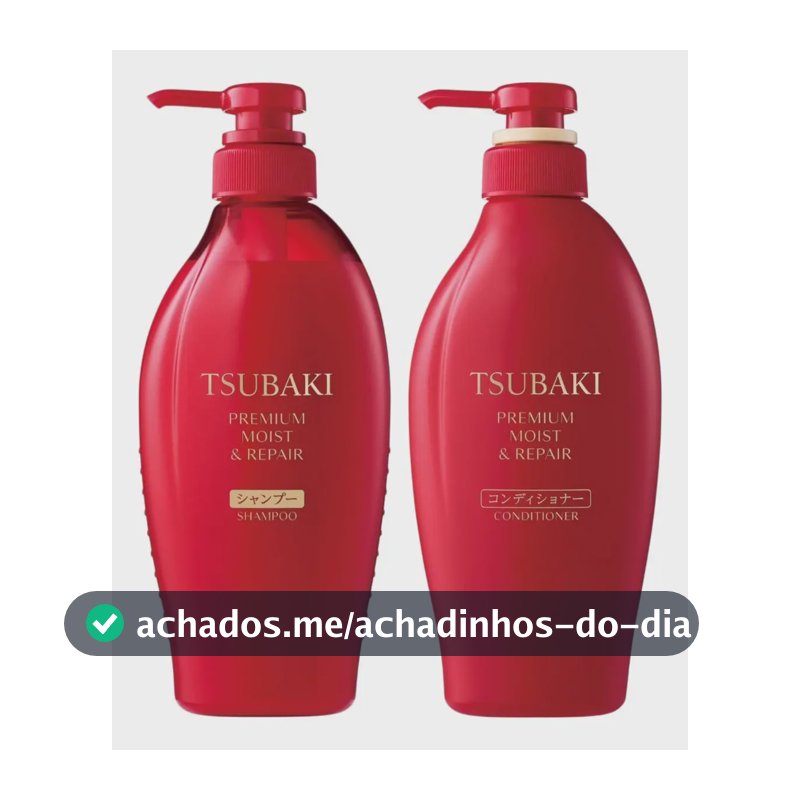 Kit Shampoo/Condicionador 450ml Moist & Repair Tsubaki