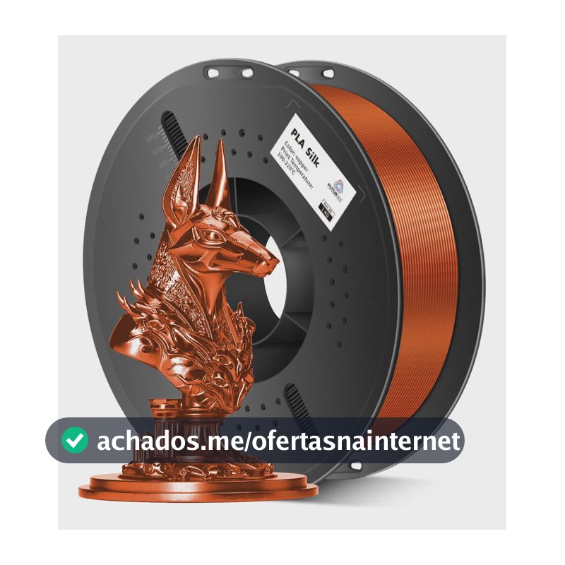 Filamento Pla Silk Futur 3d Para Impressoras 3d, 1,75 Mm,1kg Vermelho
