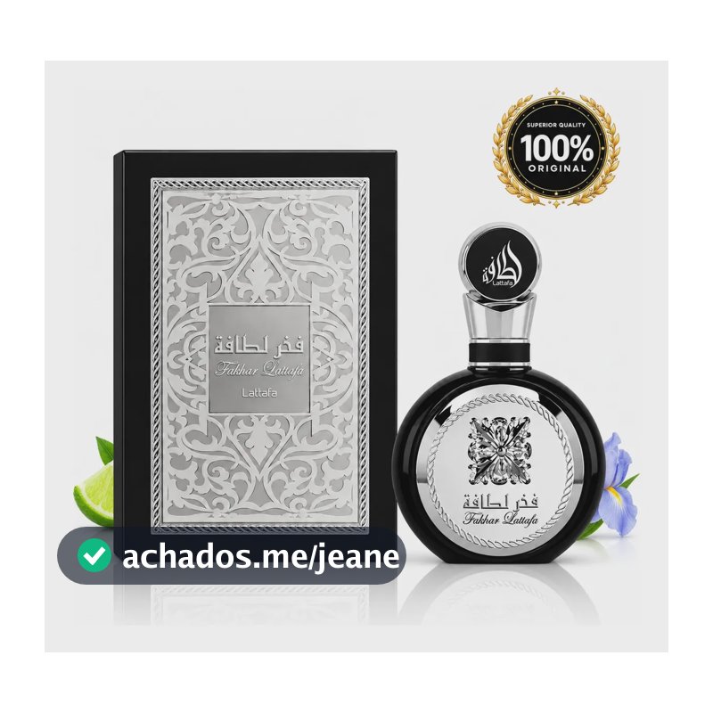 Perfume Lattafa Fakhar Black Masculino 100ml Edp Árabe