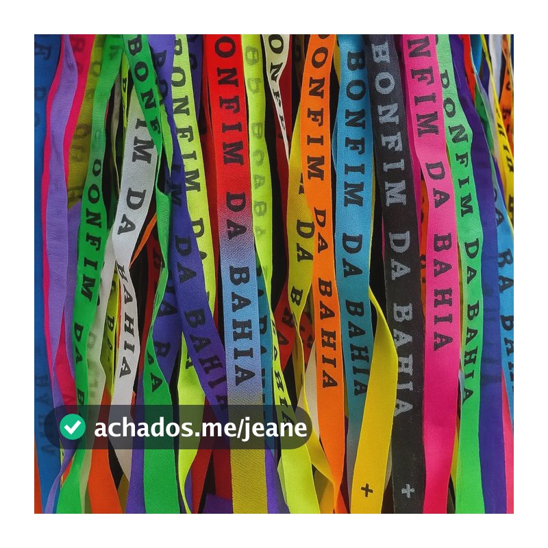 100 Fitinhas Senhor Bonfim Bahia 10 Cores Sortidas Cortadas 10 Cores Sortidas Senhor Bonfim