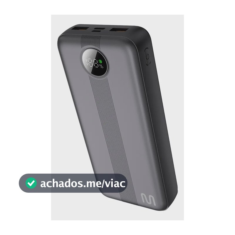 Carregador Portátil Powerbank Display 20000mah Multi - Cb176