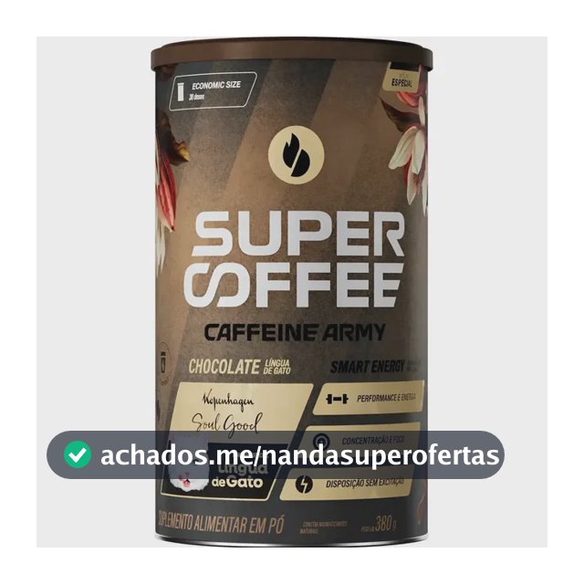 Supercoffee Lingua De Gato - Economic Size (380g) - Caffeine Army Chocolate