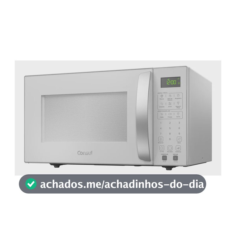 Micro-ondas Consul 32L Branco com Menu Fácil - CMS46AB