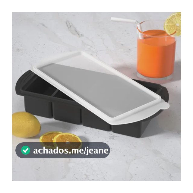 Molde De Silicone Grande Para Congelamento De Alimentos