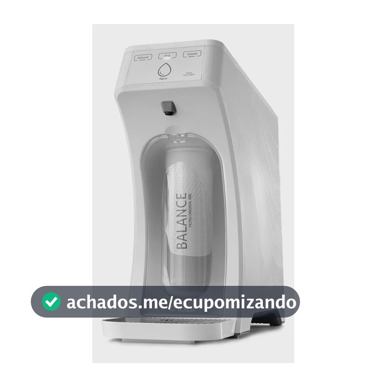 Purificador de Água Gelada Fria e Natural Eletrônico IBBL E-due Painel Touch Branco