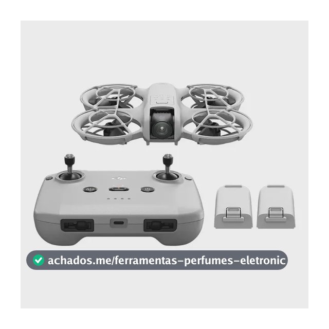 Drone Dji Neo 051 Fly More Combo 4k Cinza 3 Baterias Cinza
