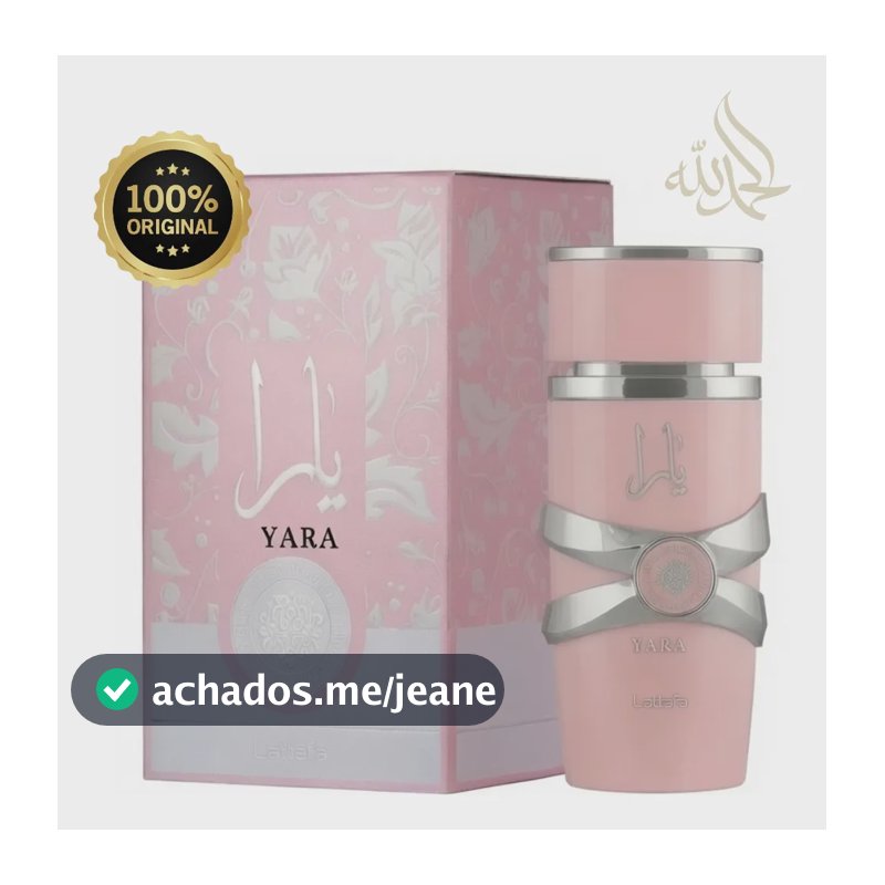 Perfume Árabe Feminino Yara Lattafa Eau 100ml Original