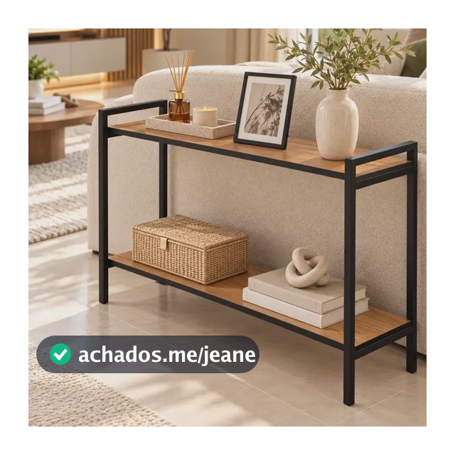 Mesa Lateral Aparador Buffet Canto Café Apoio Sala Decoração