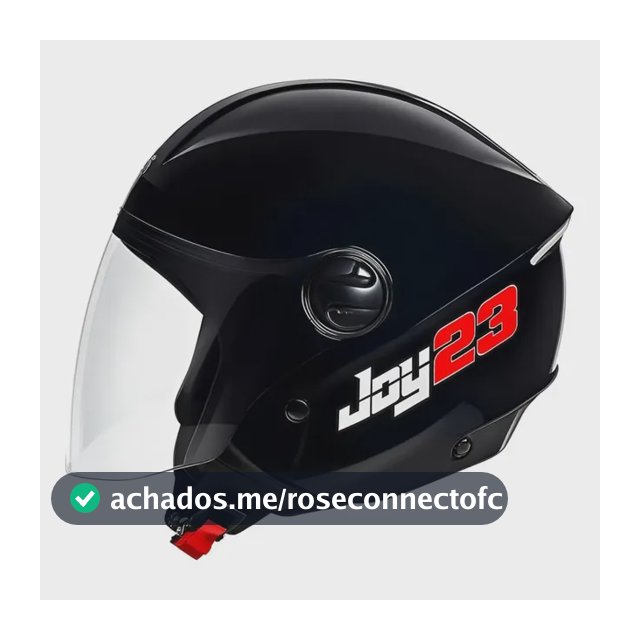 Capacete Aberto Joy 23 Taurus Preto
