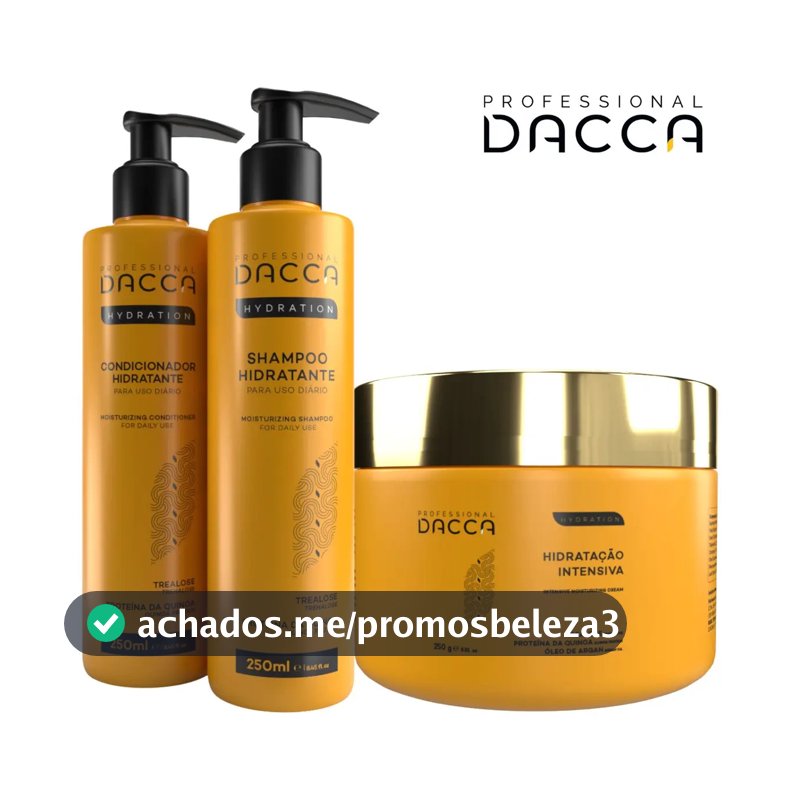 Kit Shampoo Condicionador Máscara De Hidratação Profissional