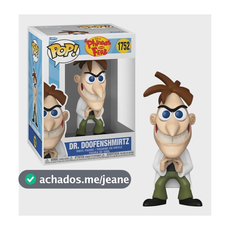 Funko Pop! Dr. Doofenshmirtz de Phineas e Ferb