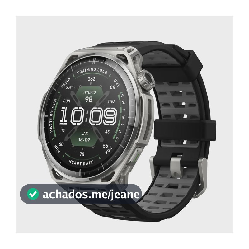 Amazfit Balance 3 Hyrox Amoled De 1,5 - Lançamento 2026 Cinza Mesh Preto